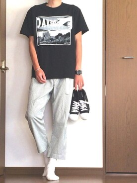 tatsuさん（メンズ・180cm）の夏コーディネート