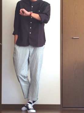 tatsuさん（メンズ・180cm）の夏コーディネート