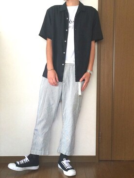 tatsuさん（メンズ・180cm）の夏コーディネート