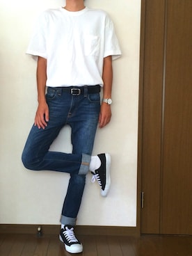 tatsuさん（メンズ・180cm）の夏コーディネート