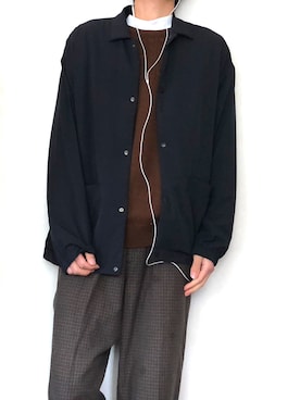 「417 EDIFICE（フォーワンセブンエディフィス）のアイテム（ブルゾン）」を使った、tatsuさん（メンズ・180cm）の冬コーディネート