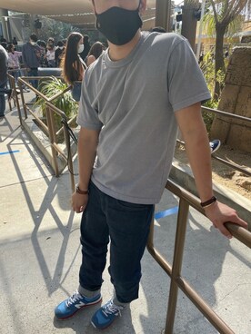 「MIANSAI（マイアンサイ）のアイテム」を使った、LAnoOjisanさん（メンズ・178cm）の春コーディネート