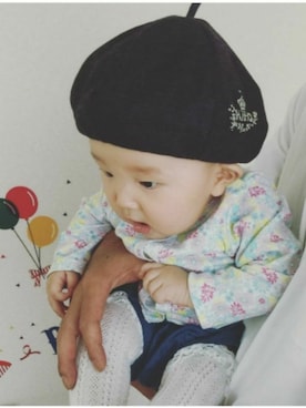 mishu.さん（キッズ・70cm）の冬コーディネート