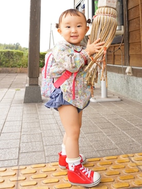 mishu.さん（キッズ・80cm）の春コーディネート