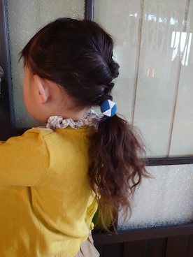 「unica（ユニカ）のアイテム」を使った、mishu.さん（キッズ・90cm）の春コーディネート