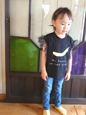 「StompStamp（ストンプスタンプ）のアイテム」を使った、mishu.さん（キッズ・100cm）の春コーディネート