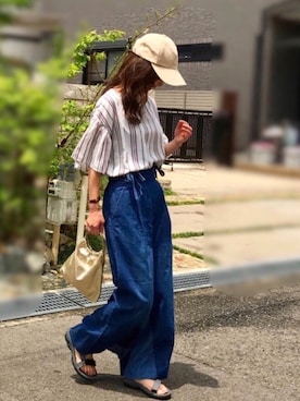 しずさん(レディース・156cm)の夏コーディネート