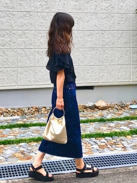 しずさん（レディース・156cm）の夏コーディネート