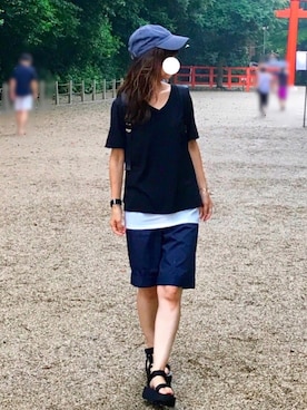 「Discoat Parisien」｜「アイテム（その他）」を使った、しずさん（レディース・156cm）の夏コーディネート