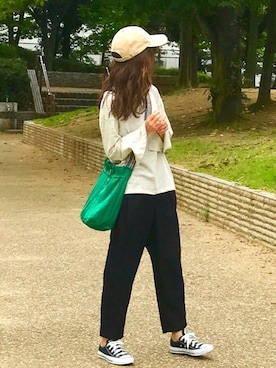 「Discoat Parisien」｜「アイテム（その他）」を使った、しずさん（レディース・156cm）の夏コーディネート