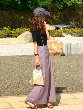 「Discoat Parisien」｜「アイテム（その他）」を使った、しずさん（レディース・156cm）の夏コーディネート