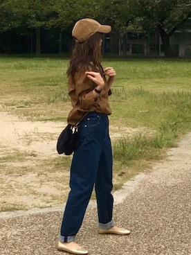 「Discoat Parisien」｜「アイテム（バレエシューズ）」を使った、しずさん（レディース・156cm）の夏コーディネート