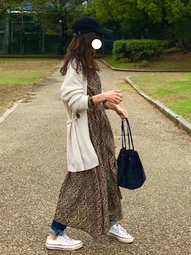 「Discoat Parisien」｜「アイテム（その他）」を使った、しずさん（レディース・156cm）の秋コーディネート