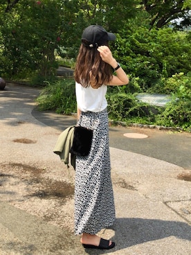 「着まわしコーデ」｜「アイテム（ジャケット/アウター）」を使った、しずさん（レディース・156cm）の夏コーディネート