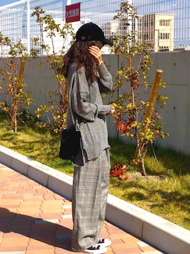「pas de calais（パドカレ）のアイテム」を使った、しずさん（レディース・156cm）の秋コーディネート