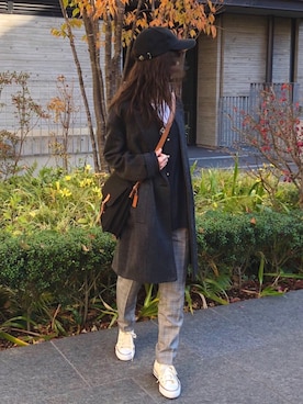 しずさん（レディース・156cm）の冬コーディネート