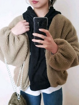 laa.さん（レディース・158cm）の冬コーディネート