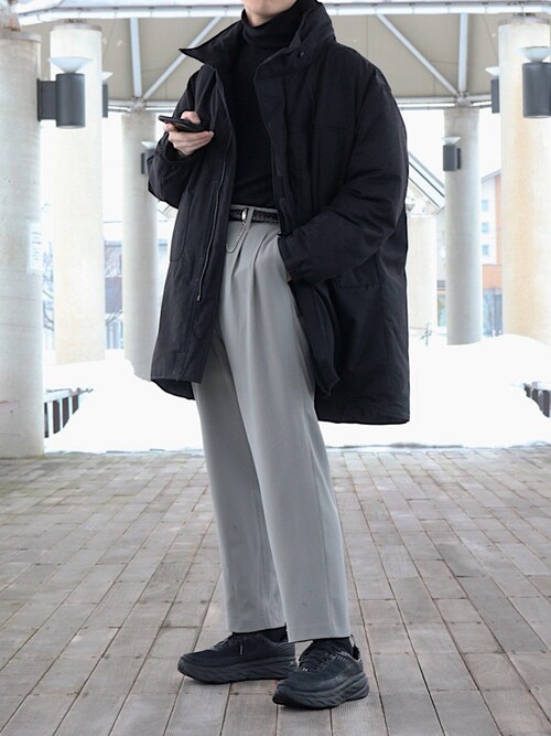 Yasu Minorityのダウンジャケット コートを使ったコーディネート Wear