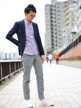 tantanさん（メンズ・180cm）の春コーディネート