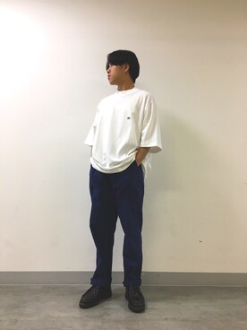 「Scye（サイ）のアイテム（Tシャツ/カットソー）」を使った、tatsuさん（メンズ・167cm）の夏コーディネート