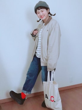 ミミさん（レディース・153cm）の春コーディネート