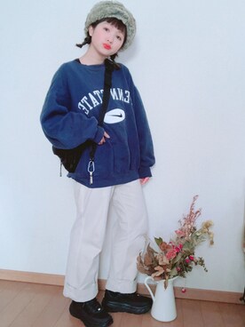 ミミさん（レディース・153cm）の冬コーディネート