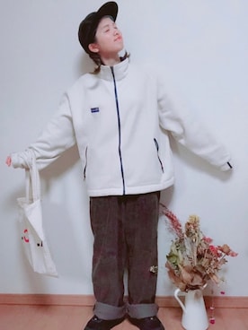 「SILVER TAB（シルバータブ）のアイテム」を使った、ミミさん（レディース・153cm）の秋コーディネート