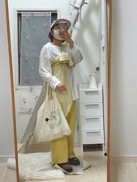 「FUN.TRINITY（ファン トリニティー）のアイテム」を使った、ミミさん（レディース・153cm）の春コーディネート