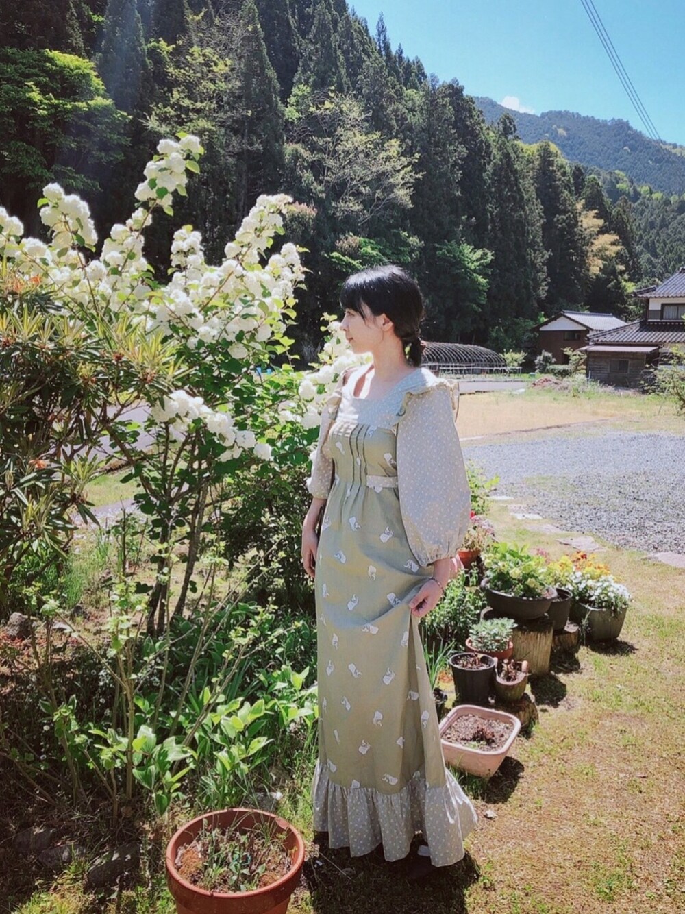 beautifulpeaple ワンピ❣️ハーモニカ ローラアシュレイ好きな方 beautifulpeaple ワンピ❣️ハーモニカ ローラアシュレイ好きな