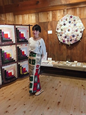 「kimono」｜「アイテム（スカート）」を使った、taroさん（レディース・156cm）の夏コーディネート