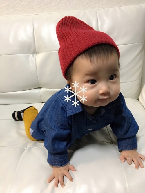 ぺこ 赤ちゃん本舗のハンチング ベレー帽を使ったコーディネート Wear