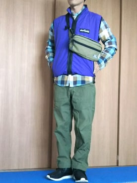 「アウトドアミックス」｜momentさん（メンズ・164cm）の秋コーディネート