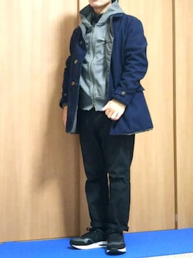 「A vontage（アボンタージュ）のアイテム」を使った、momentさん（メンズ・164cm）の冬コーディネート