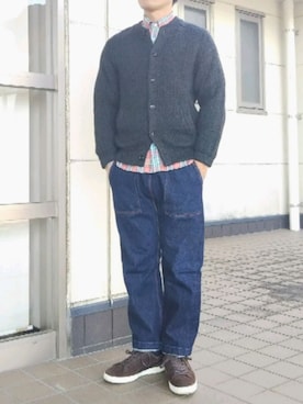 「クラシックスニーカー」｜momentさん（メンズ・164cm）の冬コーディネート