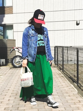 美衣さん（レディース・152cm）の春コーディネート