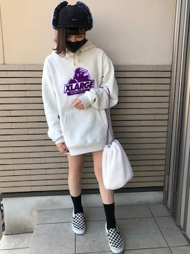 吉井紗彩さん（レディース・155cm）の秋コーディネート