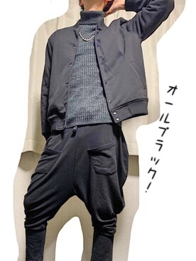 「AZUL by moussy（アズールバイマウジー）のアイテム（ブルゾン）」を使った、しょうさん（メンズ・170cm）の冬コーディネート
