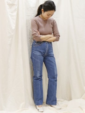 「アイテム（パンプス、グレー系）」を使った、miiiiiさん（レディース・159cm）の冬コーディネート