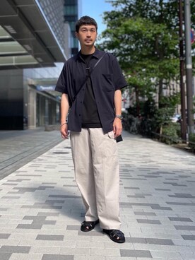 「ベーシック/トラッド」｜瀧井 活大さん（メンズ・173cm）の夏コーディネート