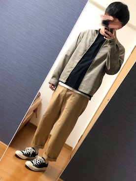 すずさん(メンズ・172cm)の春コーディネート