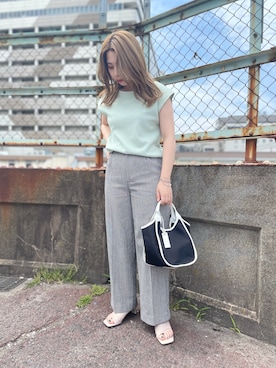 「marco masi（マルコマージ）のアイテム」を使った、mayoさん（レディース・156cm）の春コーディネート