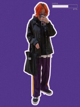 「VANS（バンズ）の【VANS/ヴァンズ】OLDSKOOL/オールドスクール（スニーカー、ブラック系）」を使った、aたさん（レディース・170cm）の春コーディネート