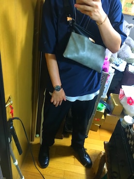 「GLOBAL FORME CONCRETE（グローバルフォルムコンクリート）のアイテム」を使った、tsuraさん（メンズ・176cm）の夏コーディネート