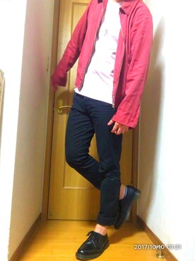 「unrelaxing（アンリラクシング）のアイテム（アクセサリー）」を使った、tsuraさん（メンズ・176cm）の秋コーディネート