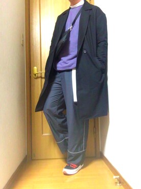 tsuraさんの（Onitsuka Tiger × ANDREA POMPILIO | オニツカタイガーアンドレアポンピリオ）を使ったコーディネート