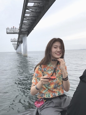 mori asahiさん（レディース・160cm）の夏コーディネート