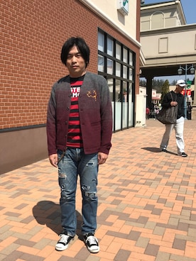 kentsさん（メンズ・173cm）の春コーディネート