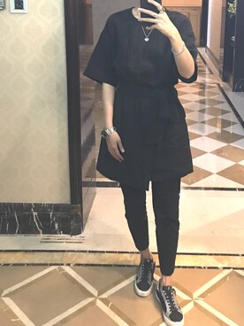 「MSGM（エムエスジーエム）のアイテム（ワンピース）」を使った、ray1234さん（レディース・165cm）の夏コーディネート