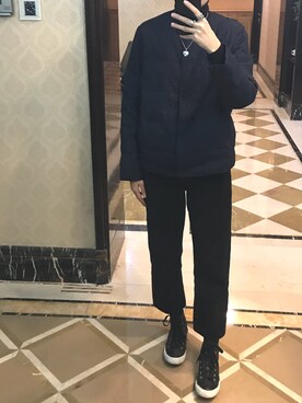 「COS（コス）のアイテム（ダウンジャケット/コート）」を使った、ray1234さん（レディース・165cm）の秋コーディネート