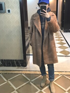 「COMMON PROJECTS（コモンプロジェクト）のアイテム（ブーツ）」を使った、ray1234さん（レディース・165cm）の春コーディネート